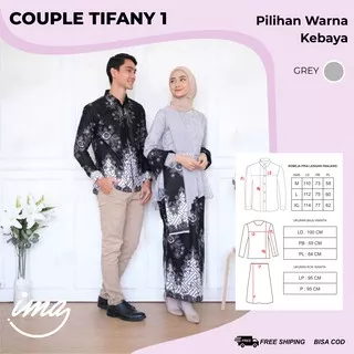 Kebaya batik couple tifany 1, kebaya lamaran, seserahan, kebaya tunangan, kebaya wisuda, couple brukat setelan atasan batik, pakaian wanita terlaris, batik modern terlaris batik kondangan, baju wanita, set couple batik, kebaya tunik