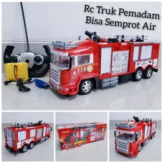 RC Mobil Pemadam Kebakaran - Rc Car Pemadam Kebakaran nyemprot Air