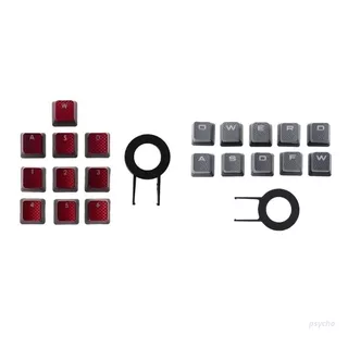 Psy 10pcs / Pak Keycap Keyboard Mekanikal Untuk Corsair K70 K65 K95 G710 Rgb Strafe