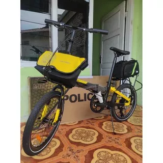 sepeda lipat folding bike POLICE TEXAS BIKE TO WORK