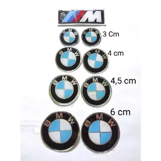 STICKER TIMBUL EMBLEM LOGO MOTOR MOBIL BMW KUALITAS TERBAIK TERMURAH