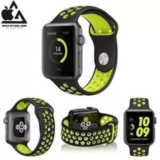 Strap Tali Apple Watch Nike  38mm/40mm 42mm/44mm Sport Band Strap iWatch Rubber Band
