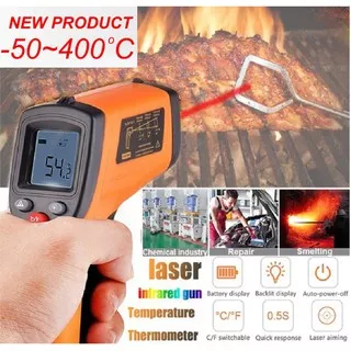 Termometer Digital Food Inframerah | Thermometer Digital Makanan Temperature | Temperatur Suhu