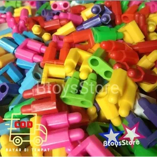 Lego Roket ukuran BESAR MEDIUM 500 gram