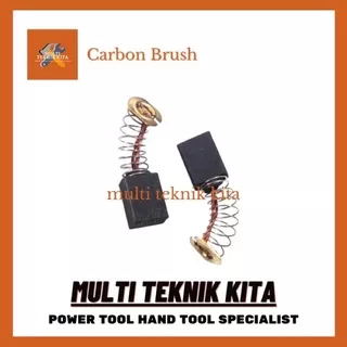 Carbon Brush Sepul Spul Arang Mesin Gurinda Gerinda Bor Carbon Brush Mesin Angle Grinder