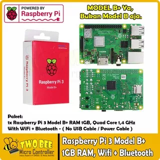 Raspberry Pi 3 Model B+ ( 1GB RAM ) Quad Core 1,4 GHz Original UK