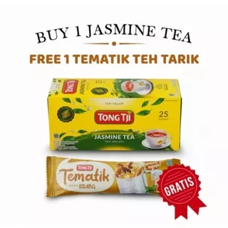 TEH TONG TJI ISI 25 TEA BAGS (FREE 1 PCS TONG TJI TEMATIK)