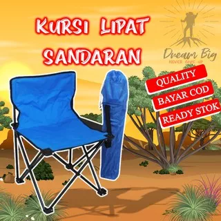 Kursi Lipat Sandaran Camping Kemping Outdoor Portable Praktis Cocok Untuk Segala Situasi