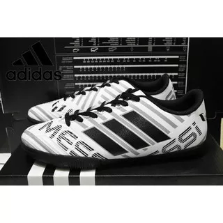 SEPATU FUTSAL ADIDAS MESSI PUTIH VARIAN HITAM