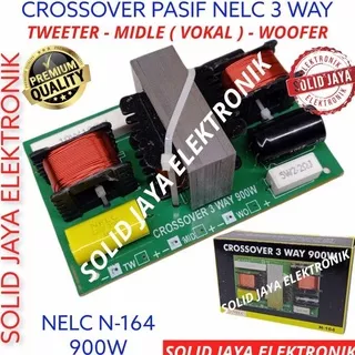 Crossover 3 Way 900W Nelc N-164 Crossover Pasif 3 Way 900 Watt Nelc