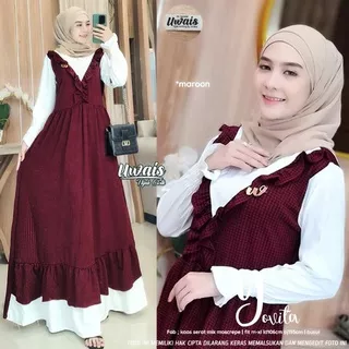 UWAIS DRESS MUSLIM WANITA YOVITA MAXY