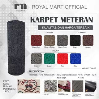 karpet / keset lantai mie bihun / karpet mobil 120cmx50cm 1 warna