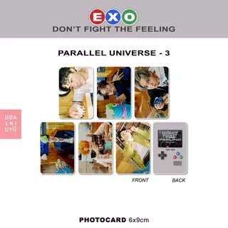 EXO - photocard [DON`T FIGHT THE FEELING] Parallel Universe - 3