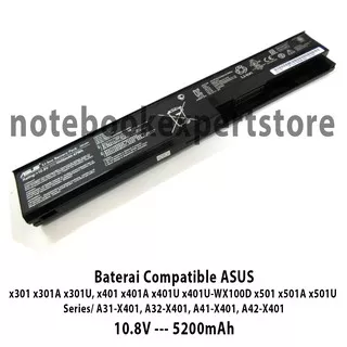 Baterai Asus X401 X401A X401U X401U A42-X401 A32-X401 ( Oem )