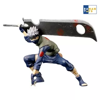 Hatake Kakashi Broadsword Zabuza, Action Figure Naruto Mainan Naruto Figure Anime Murah