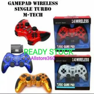 Gamepad wireless M-Tech Turbo Game pad 3 in 1 joystick single PC PS2 PS3 Mtech Postel