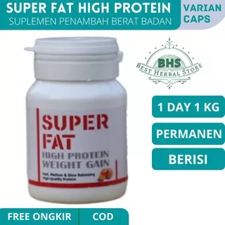 SUPER FAT HIGH PROTEIN Penggemuk dan Penambah Berat Badan Herbal Alami PAKET VARIAN