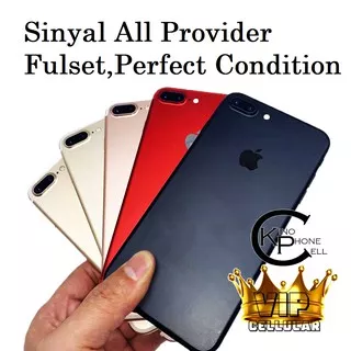 iPhone 7 PLUS 256GB 128GB 32GB Second Fulset E X inter Jet  Mate Rose SIlver Gold Red