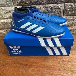 Sepatu Futsal Adidas Predator controlskin biru sport gerigi ori vietnam kaoskaki reborn turf