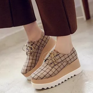 Sepatu Wedges Pita Wanita Original One Love Bergaransi FT396 Sepatu Wedges Wanita Sw022 Coklat - Hi