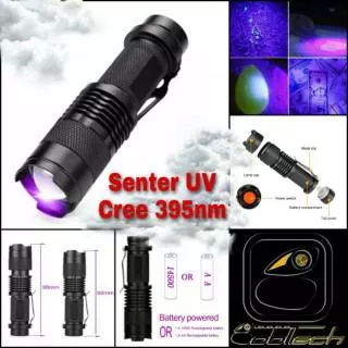 Lampu Senter UV Led CREE Ultra Violet