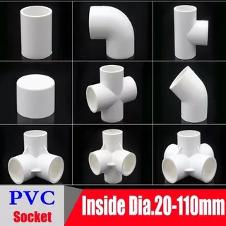 20-32MM 3D 3/4/5/6 WAY Cross Joint Fitting Elbow Connector DIY PVC Socket Pipe UPVC Hydroponic System Penyambung Paip Flange