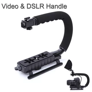 Camera Stabilizer Grip Video Handle C Shape DSLR GoPro