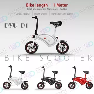 Sepeda Skuter Listrik DYU D1 Seated Electric Scooter Bike