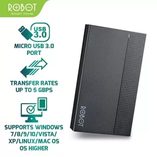 ROBOT External Hard Disk RSHD10 2.5 Inch SATA USB 3.0 - Garansi Resmi 1 Tahun