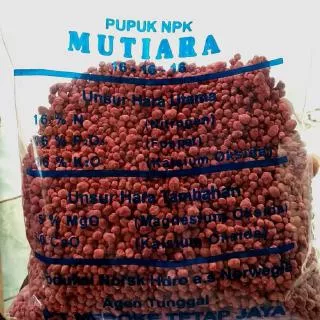 Pupuk NPK Mutiara 16-16-16 (Merah) 1kg