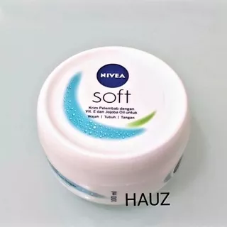 Nivea Soft Creme Jar 100ml Skin Care Pelembab Kulit Kering Moisturizer