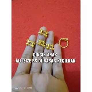 cincin lilit anak lapis em@s 24k