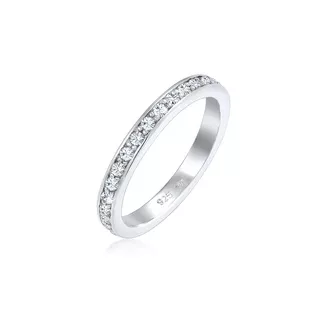 Elli Jewelry Perhiasan Wanita Perak Asli - Silver Cincin Glamorous Crystals