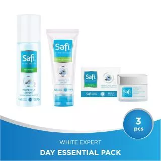 Safi White Expert Day Esssential Pack (Cleanser, Toner and Cream)