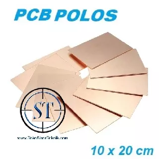 PCB Polos Kosong Kotak Single Layer Side  Universal 1 Sisi ukuran 10cmx20cm Kuat dan Mudah Disolder