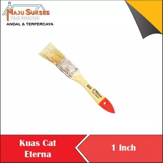 KUAS CAT ETERNA 633 1 INCH KUAS GAGANG KAYU TEBAL KOAS CAT PAINT BRUSH KUAS  1  KUAS ETERNA ASLI