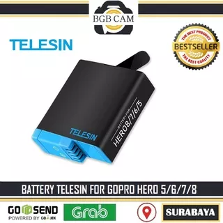 Telesin Battery Gopro Hero 5 / 6 / 7 / 8 Baterai for Go Pro