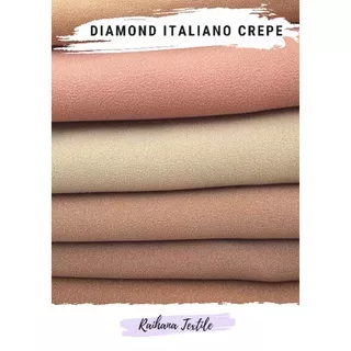 [Raihanatextile] Kain Diamond Italiano Crepe Kain Hijab