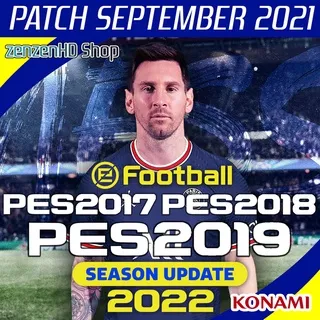 DVD PC Game PES 2017 2018 2019 FULL Patch Update 2022 TERBARU Pro Evolution Soccer (AutoRun Install)