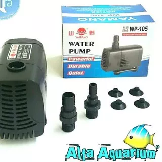 ’~ Pompa Air Mini Yamano WP 105 Mesin Aquarium Celup Kolam Ikan Koi WP105 