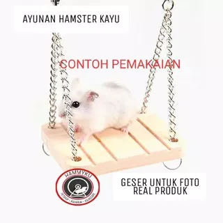 MAINAN HAMSTER - AYUNAN HAMSTER KAYU