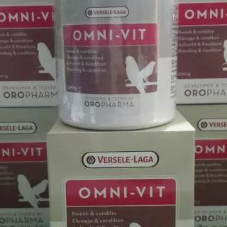 Omni vit 200gram Vitamin Bird Breeding & Condition VerseleLaga Belgium Vitamin Burung Omnivit