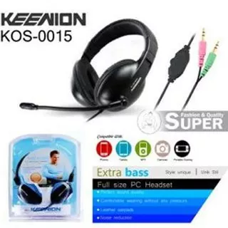 Promo Headset Keenion Kos 0015 Megabass, Awet, Cocok Buat Warnet Kos-0015 Best Quality