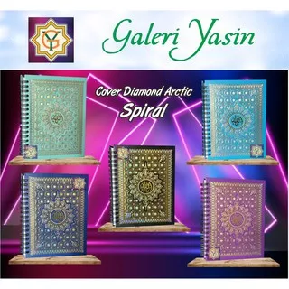 Buku Yasin Hard Cover Diamond Artic Spiral