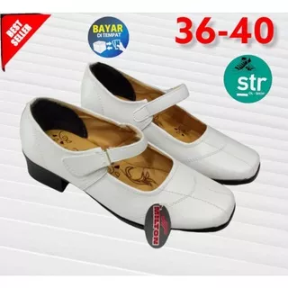 SEPATU MILTON LDR, SEPATU HEELS, SEPATU PANTOFEL, SEPATU WANITA