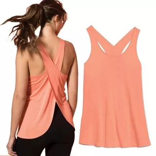 Cross Back Top / Tank Top Senam / Yoga / Fitnes /Gym / Aerobic