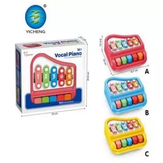 Mainan Edukasi Anak - Vocal Piano Tune Xylophone Set Kulintang MX008