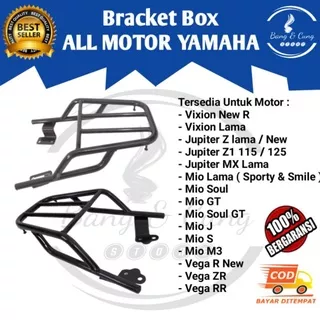 B&C - Bracket breket Behel Begel box All Motor Yamaha Mio Sporty Soul GT M3 Vega R New Jupiter Z Z1 MX Vixion Lama Vixion New Vega ZR RR Lexy Nmax