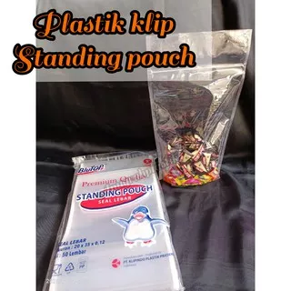 Plastik standing pouch uk 20 x 35 x 0,12