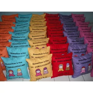 Bantal souvenir perpisahan sekolah